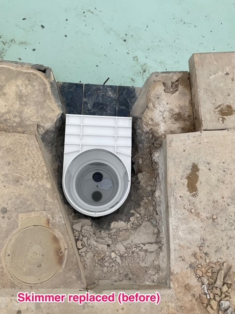 Underground pool plumbing leak repair